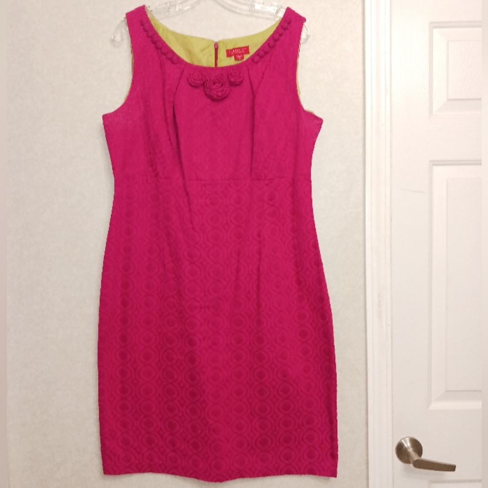 Signature by Sangria Fuchsia Dress